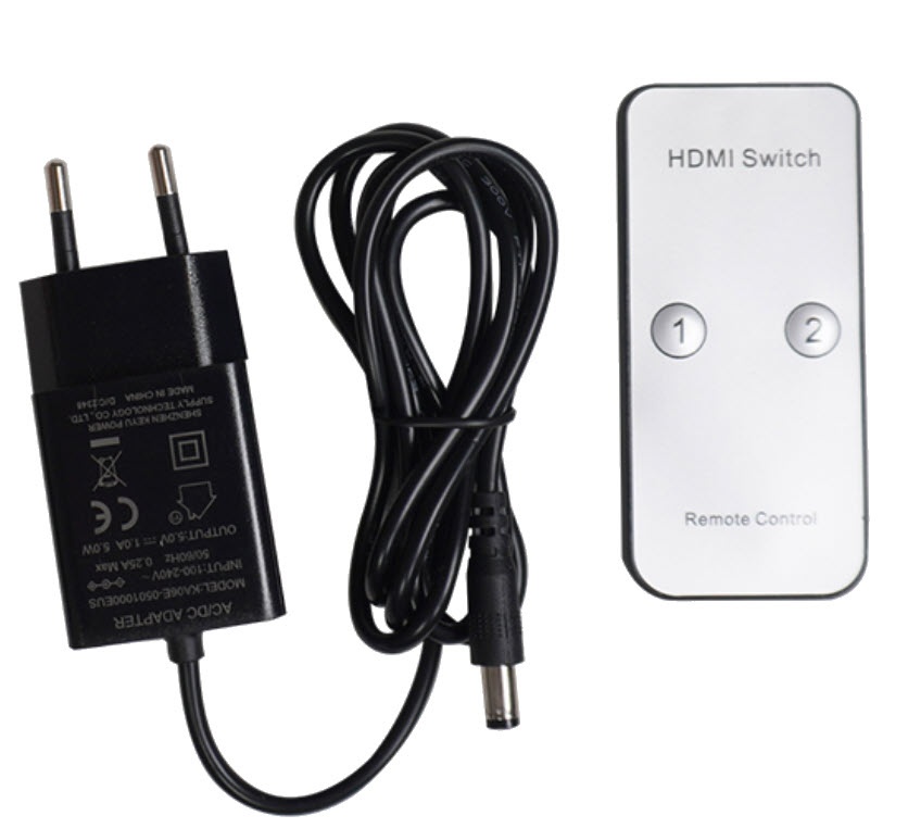 سوییچ اسپلیتر 2 در 4 HDMI کی نت Knet K-SWSP2024