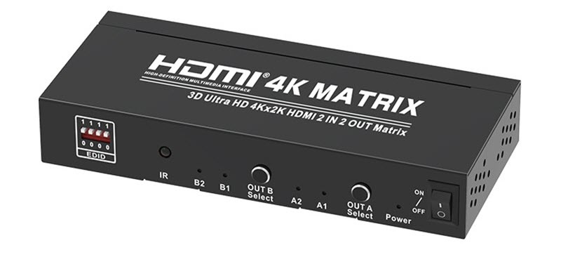 ماتریکس سوئیچ 2 در 2 HDMI تی سی تی TC-HMX-22