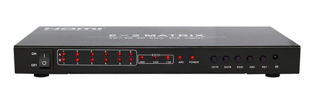ماتریکس سوئیچ 6 در 2 HDMI فرانت FN-V162