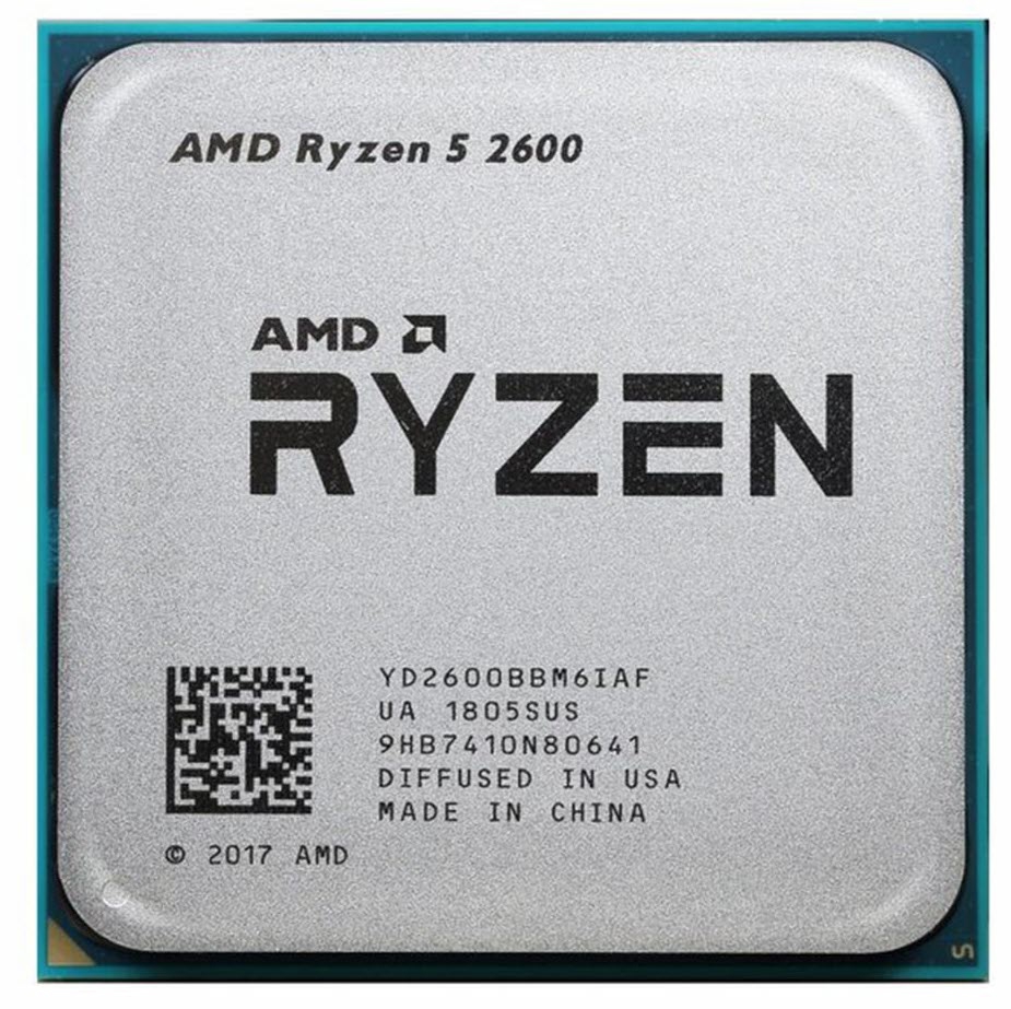 پردازنده بدون باکس ای ام دی AMD Rayzen 5 2600