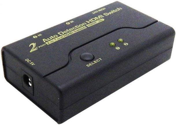 سوئیچ 2 پورت HDMI همراه آداپتور USB کی نت پلاس KP-M9022