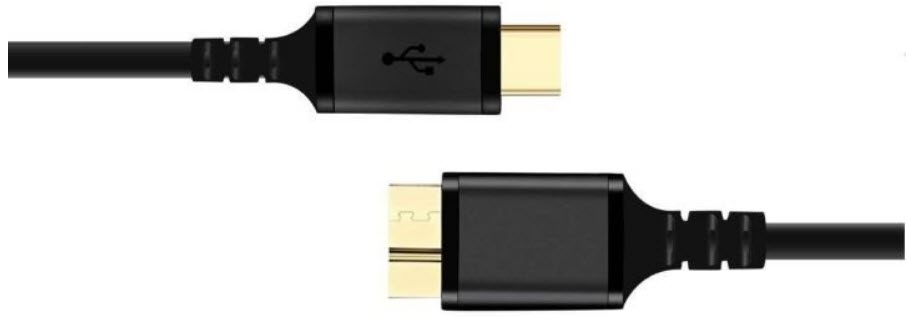 کابل Type C به 3.0 Micro USB (هارد) کی نت پلاس KP-CUCMHDD06