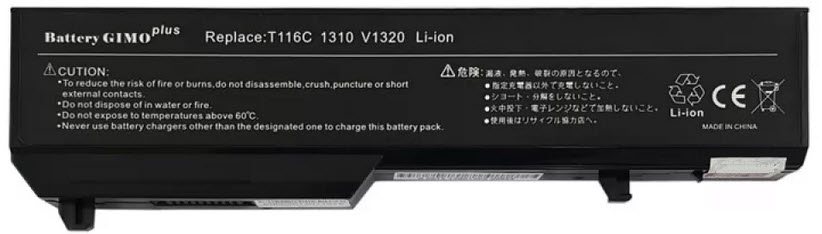 باتری لپ تاپ دل Battery Dell Vostro 1320 6Cell
